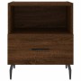 Nightstand 2 pcs oak brown engineered wood 40x35x47.5 cm by vidaXL, Nightstands - Ref: Foro24-827483, Price: 58,85 €, Discoun...