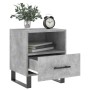 Bedside table 2 units in gray concrete engineered wood 40x35x47.5cm by vidaXL, Nightstands - Ref: Foro24-827493, Price: 81,97...