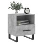 Bedside table 2 units in gray concrete engineered wood 40x35x47.5cm by vidaXL, Nightstands - Ref: Foro24-827493, Price: 81,97...