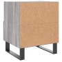 Mesita de noche madera de ingeniería gris Sonoma 40x35x47,5 cm de vidaXL, Mesitas de noche - Ref: Foro24-827496, Precio: 47,7...