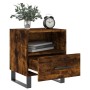 Nightstand 2 pcs engineered wood smoked oak 40x35x47.5cm by vidaXL, Nightstands - Ref: Foro24-827495, Price: 60,99 €, Discoun...