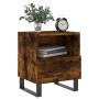 Nightstand 2 pcs engineered wood smoked oak 40x35x47.5cm by vidaXL, Nightstands - Ref: Foro24-827495, Price: 60,42 €, Discoun...