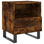 Mesita noche 2 uds madera ingeniería roble ahumado 40x35x47,5cm de vidaXL, Mesitas de noche - Ref: Foro24-827495, Precio: 60,...