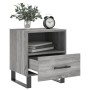 Mesitas noche 2 uds madera ingeniería gris Sonoma 40x35x47,5 cm de vidaXL, Mesitas de noche - Ref: Foro24-827497, Precio: 85,...