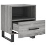 Mesitas noche 2 uds madera ingeniería gris Sonoma 40x35x47,5 cm de vidaXL, Mesitas de noche - Ref: Foro24-827497, Precio: 85,...