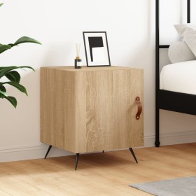 Sonoma oak engineered wood bedside table 40x40x50 cm by vidaXL, Nightstands - Ref: Foro24-827506, Price: 37,87 €, Discount: %