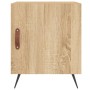 Mesita de noche madera de ingeniería roble Sonoma 40x40x50 cm de vidaXL, Mesitas de noche - Ref: Foro24-827506, Precio: 37,87...