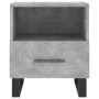 Concrete gray engineered wood bedside table 40x35x47.5 cm by vidaXL, Nightstands - Ref: Foro24-827492, Price: 53,64 €, Discou...