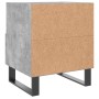 Concrete gray engineered wood bedside table 40x35x47.5 cm by vidaXL, Nightstands - Ref: Foro24-827492, Price: 53,64 €, Discou...