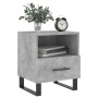 Concrete gray engineered wood bedside table 40x35x47.5 cm by vidaXL, Nightstands - Ref: Foro24-827492, Price: 53,64 €, Discou...