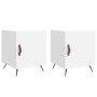 Nightstands 2 pcs engineered wood white 40x40x50 cm by vidaXL, Nightstands - Ref: Foro24-827501, Price: 43,75 €, Discount: %