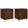 Nightstands 2 pcs oak brown engineered wood 40x40x50 cm by vidaXL, Nightstands - Ref: Foro24-827515, Price: 48,58 €, Discount: %