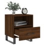 Nightstand 2 pcs oak brown engineered wood 40x35x47.5 cm by vidaXL, Nightstands - Ref: Foro24-827499, Price: 84,49 €, Discoun...