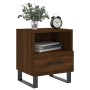 Nightstand 2 pcs oak brown engineered wood 40x35x47.5 cm by vidaXL, Nightstands - Ref: Foro24-827499, Price: 84,49 €, Discoun...