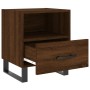 Nightstand 2 pcs oak brown engineered wood 40x35x47.5 cm by vidaXL, Nightstands - Ref: Foro24-827499, Price: 84,49 €, Discoun...