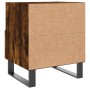 Smoked oak engineered wood bedside table 40x35x47.5 cm by vidaXL, Nightstands - Ref: Foro24-827494, Price: 50,05 €, Discount: %