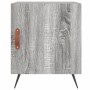 Mesita de noche madera de ingeniería gris Sonoma 40x40x50 cm de vidaXL, Mesitas de noche - Ref: Foro24-827512, Precio: 28,80 ...