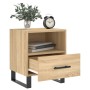 Mesita noche 2 uds madera ingeniería roble Sonoma 40x35x47,5 cm de vidaXL, Mesitas de noche - Ref: Foro24-827491, Precio: 81,...