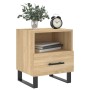 Mesita noche 2 uds madera ingeniería roble Sonoma 40x35x47,5 cm de vidaXL, Mesitas de noche - Ref: Foro24-827491, Precio: 81,...