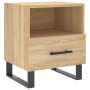 Mesita noche 2 uds madera ingeniería roble Sonoma 40x35x47,5 cm de vidaXL, Mesitas de noche - Ref: Foro24-827491, Precio: 81,...