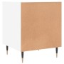 Engineered wood white bedside table 40x40x50 cm by vidaXL, Nightstands - Ref: Foro24-827516, Price: 27,99 €, Discount: %