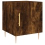 Engineered wood smoked oak bedside table 40x40x50 cm by vidaXL, Nightstands - Ref: Foro24-827542, Price: 27,15 €, Discount: %