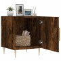 Engineered wood smoked oak bedside table 40x40x50 cm by vidaXL, Nightstands - Ref: Foro24-827542, Price: 27,15 €, Discount: %