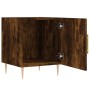 Engineered wood smoked oak bedside table 40x40x50 cm by vidaXL, Nightstands - Ref: Foro24-827542, Price: 27,15 €, Discount: %