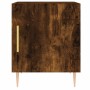 Engineered wood smoked oak bedside table 40x40x50 cm by vidaXL, Nightstands - Ref: Foro24-827542, Price: 27,15 €, Discount: %