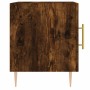 Engineered wood smoked oak bedside table 40x40x50 cm by vidaXL, Nightstands - Ref: Foro24-827542, Price: 27,15 €, Discount: %