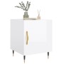 Bedside tables 2 units engineered wood glossy white 40x40x50 cm by vidaXL, Nightstands - Ref: Foro24-827521, Price: 67,23 €, ...