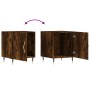 Nightstands 2 pcs engineered wood smoked oak 40x40x50 cm by vidaXL, Nightstands - Ref: Foro24-827527, Price: 45,31 €, Discoun...