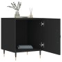 Nightstands 2 pcs engineered wood black 40x40x50 cm by vidaXL, Nightstands - Ref: Foro24-827519, Price: 66,99 €, Discount: %