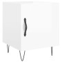 Glossy white engineered wood bedside table 40x40x50 cm by vidaXL, Nightstands - Ref: Foro24-827552, Price: 38,67 €, Discount: %