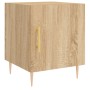 Sonoma oak engineered wood bedside table 40x40x50 cm by vidaXL, Nightstands - Ref: Foro24-827538, Price: 26,63 €, Discount: %