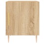 Mesita de noche madera de ingeniería roble Sonoma 40x40x50 cm de vidaXL, Mesitas de noche - Ref: Foro24-827538, Precio: 26,63...