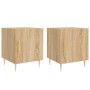 Nightstands 2 pcs engineered wood Sonoma oak 40x40x50 cm by vidaXL, Nightstands - Ref: Foro24-827539, Price: 62,10 €, Discoun...