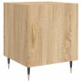 Mesita de noche madera de ingeniería roble Sonoma 40x40x50 cm de vidaXL, Mesitas de noche - Ref: Foro24-827522, Precio: 38,64...