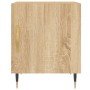 Mesita de noche madera de ingeniería roble Sonoma 40x40x50 cm de vidaXL, Mesitas de noche - Ref: Foro24-827522, Precio: 38,64...