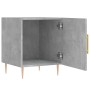 Engineered wood gray concrete bedside table 40x40x50 cm by vidaXL, Nightstands - Ref: Foro24-827540, Price: 36,71 €, Discount: %