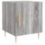 Sonoma gray engineered wood bedside table 40x40x50 cm by vidaXL, Nightstands - Ref: Foro24-827544, Price: 39,95 €, Discount: %