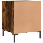 Smoked oak engineered wood bedside table 40x40x50 cm by vidaXL, Nightstands - Ref: Foro24-827574, Price: 29,03 €, Discount: %