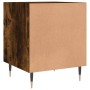 Smoked oak engineered wood bedside table 40x40x50 cm by vidaXL, Nightstands - Ref: Foro24-827526, Price: 29,71 €, Discount: %