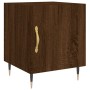 Oak brown engineered wood bedside table 40x40x50 cm by vidaXL, Nightstands - Ref: Foro24-827530, Price: 28,05 €, Discount: %