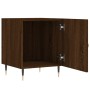 Oak brown engineered wood bedside table 40x40x50 cm by vidaXL, Nightstands - Ref: Foro24-827530, Price: 28,05 €, Discount: %