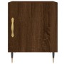 Oak brown engineered wood bedside table 40x40x50 cm by vidaXL, Nightstands - Ref: Foro24-827530, Price: 28,05 €, Discount: %