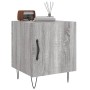 Bedside tables 2 units engineered wood gray Sonoma 40x40x50 cm by vidaXL, Nightstands - Ref: Foro24-827561, Price: 61,40 €, D...