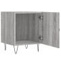 Bedside tables 2 units engineered wood gray Sonoma 40x40x50 cm by vidaXL, Nightstands - Ref: Foro24-827561, Price: 61,40 €, D...