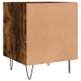 Smoked oak engineered wood bedside table 40x40x50 cm by vidaXL, Nightstands - Ref: Foro24-827558, Price: 26,40 €, Discount: %