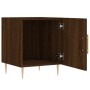 Oak brown engineered wood bedside table 40x40x50 cm by vidaXL, Nightstands - Ref: Foro24-827546, Price: 37,78 €, Discount: %